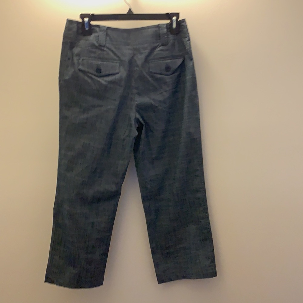 AB Studio Gray Women Capri Size 2 - Picture 2 of 6